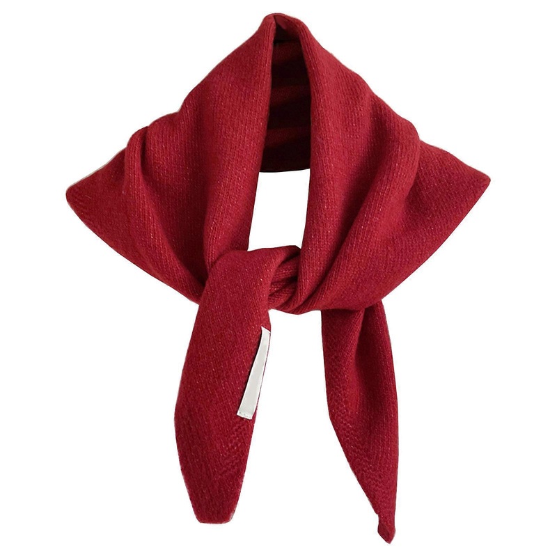 Elegant Knitted Wool Shawl for Indoor Outdoor Office Lady Scarf Headwrap for Women Winter Autumn Shoulder Wrap Knitwear  Red | Fruugo SG