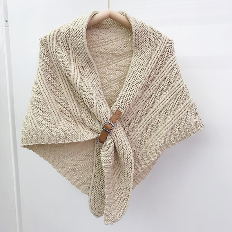 Fashion Versatile Knitted Shawl Shoulder Guard Cape Warmth Neck Wrap | Fruugo SG