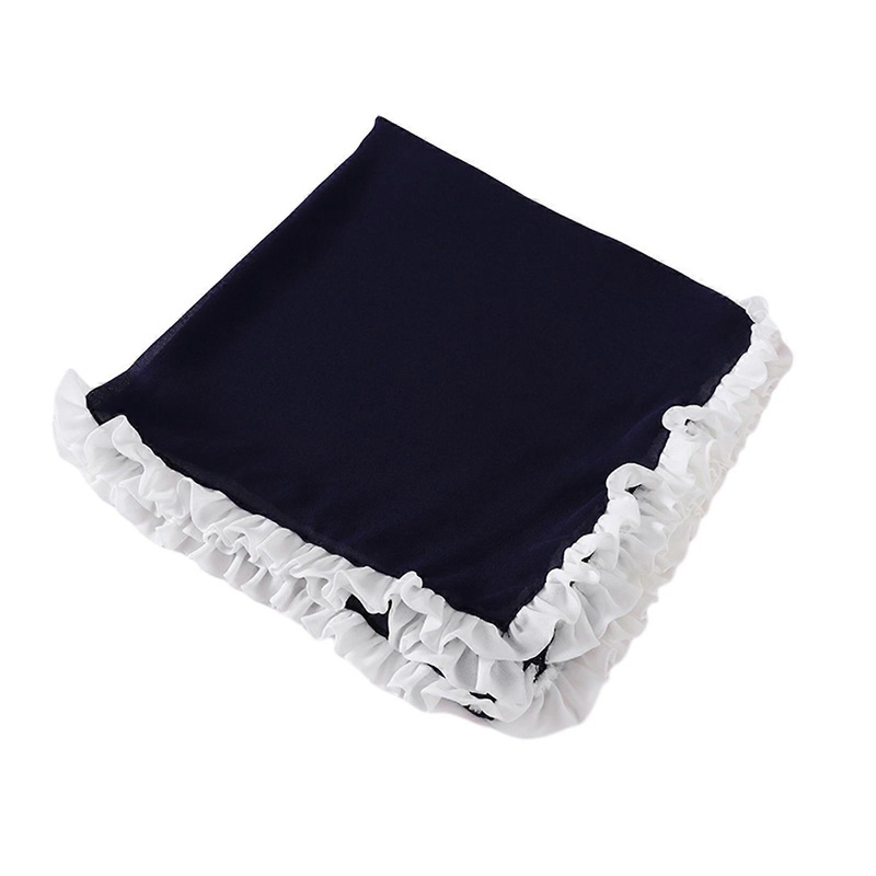 Malaysia Headscarf for Summer Chiffon Scarf Shawl with Crinkled Trim for Ladies Mother Wedding Party Sunproof Supplies  Navy blue | Fruugo SG