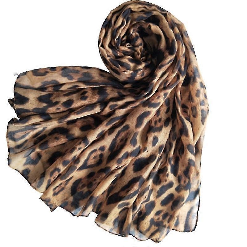 Women Classical Cheetah Printed Pattern Scarves For Mother Winter Chunky Wraps | Fruugo SG