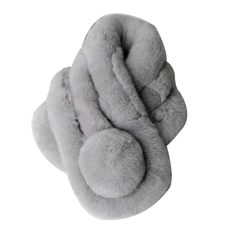 Women’s scarf winter plush scarf, soft warm fluffy faux rabbit fur winter scarf autumn scarf faux fur fur collar scarf tube scarf loop scarves | Fruugo SG