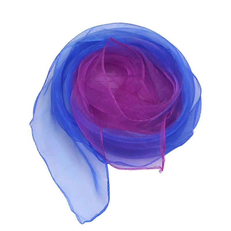 Dance Scarves Music Scarves Silk Square 24×24 Inches Royal Blue Purple Kindergarten 1Pack | Fruugo SG