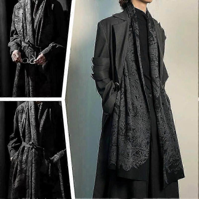 Dark Faux Cashmere Scarf Unisex Shawl Winter Warm Scarf Blanket Universal | Fruugo SG