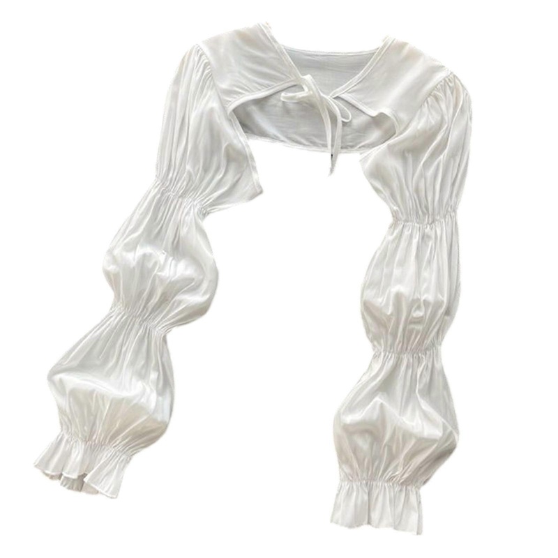 Fashionable Shoulder Wrap for Vacation Thin Shawl Scarf for Beach Sun Protective Shawl Wrap for Women with Long Sleeves  White S | Fruugo SG
