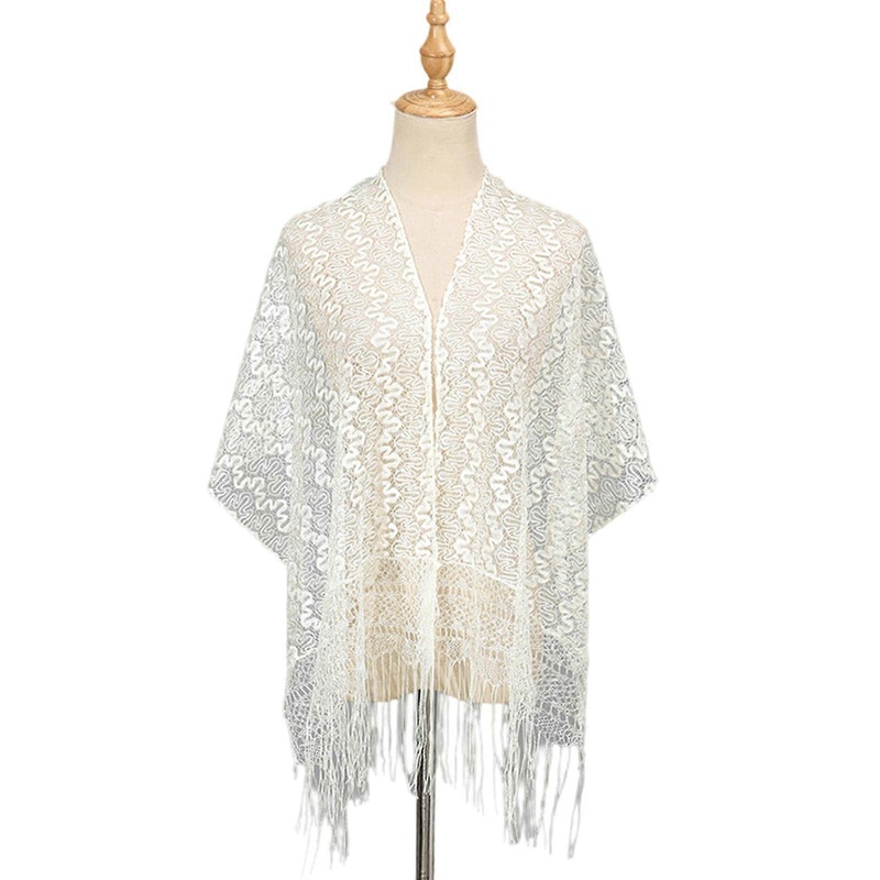 Fashionable Women Lace Shawl Wedding Ceremony Shawl Bridal Photography Tippet for Daily Commutes  Beige | Fruugo SG