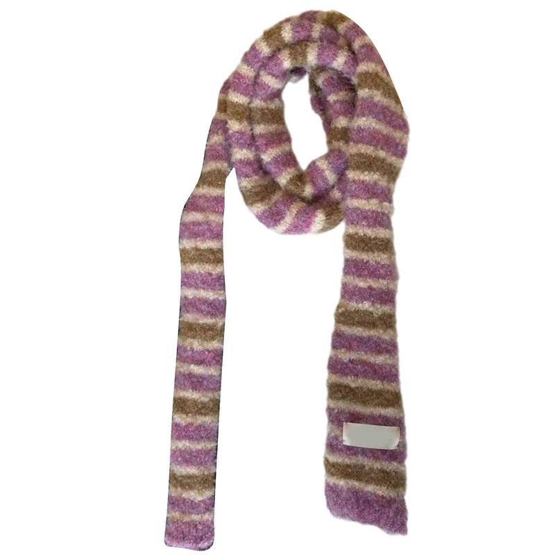 Knit Choker Scarf for Women Handbag Striped Neck Scarves Girls Gifts Belt Necktie Neck Scarf Handbag Decoration  magenta | Fruugo SG
