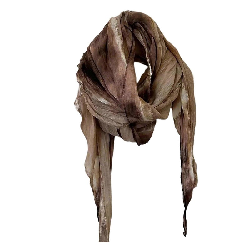 Lightweight Neck Scarf for Women Colorful Pattern Print Shoulder Wrap Shawl for Spring Summer Outfits Easy Pairing  khaki | Fruugo SG