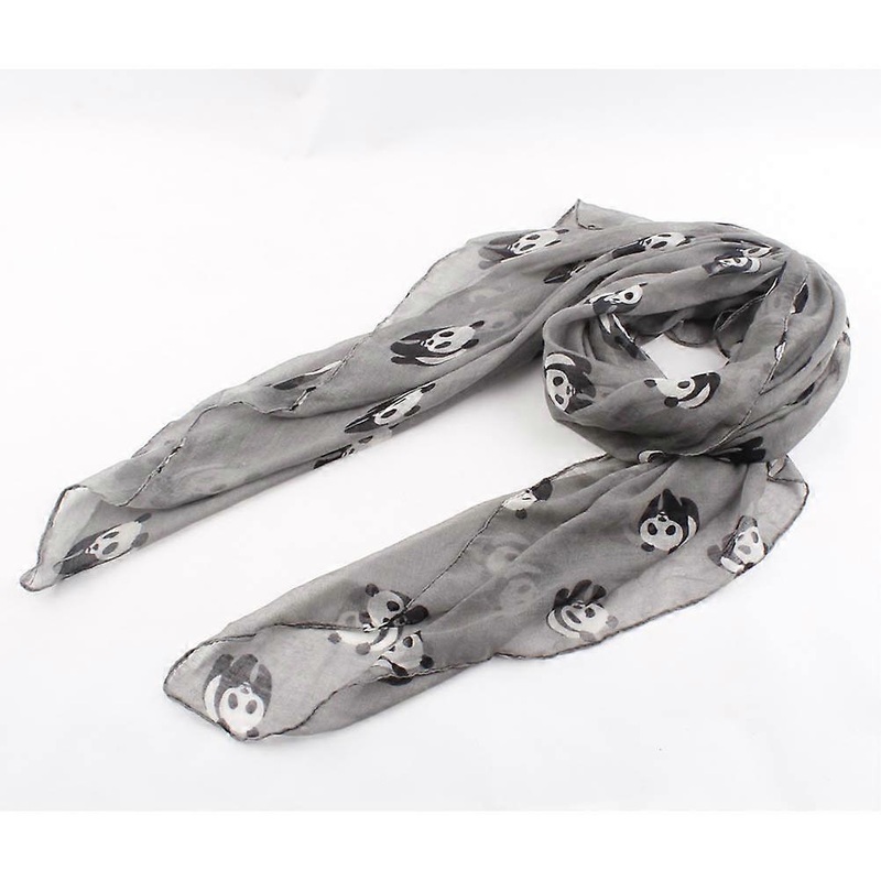 Lightweight Scarves Versatile Wear Elegant Lady Gift Everyday Use Rectangular Voile Gray 180x90x0.1cm 1Pack | Fruugo SG