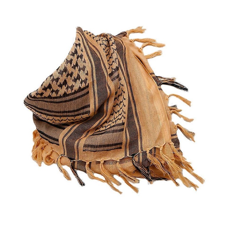 Mens Scarves Arab Scarf for Men Square Neck Shawl Wrap Outdoor Unisex Mud Color 1Set | Fruugo SG