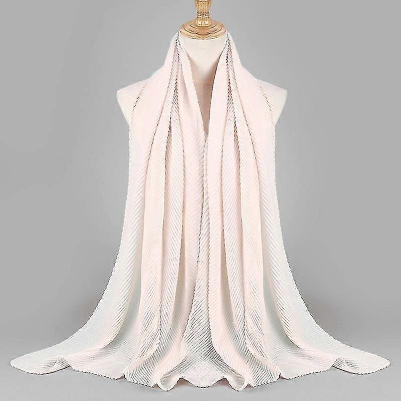 New Fashion Twill Embossed Pleated Scarf, Cotton And Linen Headscarf, Ladies Headscarf, Scarf | Fruugo SG
