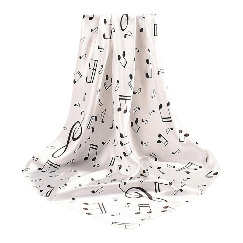 Trendy Desert Scarf, Musical Note, Soft and Comfortable, Suitable for Hiking, Camping Multipurpose Scarf Shawl  White | Fruugo SG