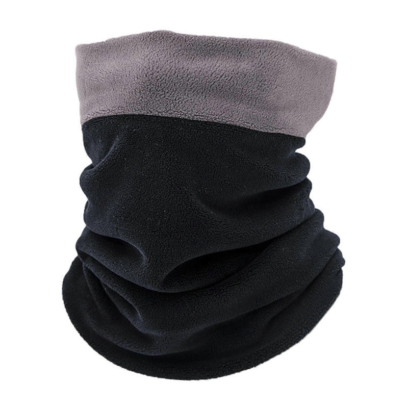 Winter Fleece Neck Tube Neck Warmer Fishing Running Sport Scarf Face Mask Camping Hiking Fleece Scarf for Adult Unisex  dark gray black | Fruugo SG