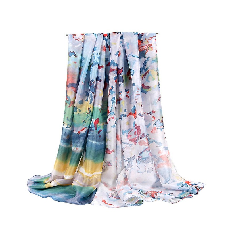 Women Scarf Shawl 2022 Spring And Autumn Tie-dye Printing Stitching Casual | Fruugo SG