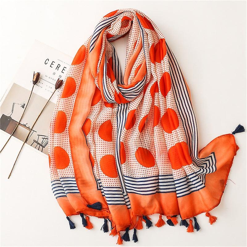 Women Scarf Shawl 2022 Spring And Summer Cotton And Linen Tassel Sun Protection Warm | Fruugo SG