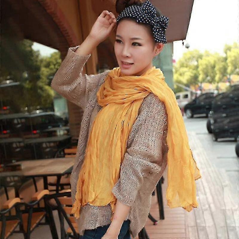 Womens Scarf Long Cotton Shawl Stole Neck Wrap Scarves Pashmina Soft | Fruugo SG