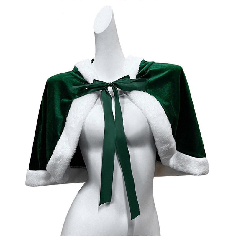 Christmas Rabbits Ear Wrap for Stylish Outfit Warm Blanket Short Shawl Warm Scarf Large Wrap Green | Fruugo SG