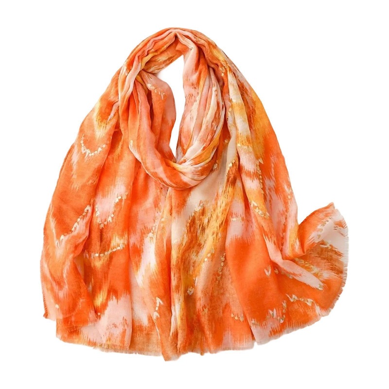 Color Blending Neck Scarves, Suitable for Various Outdoor Activity and Daily Wear for Casual and Sports Activity  Tangerine | Fruugo SG