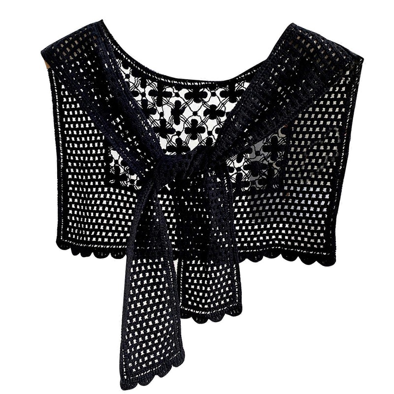 Cotton Shoulder Wrap Crochet Shawl Shrug Scarf Triangular Shawl Scarf Echarpe Scarves Women Ponchos Capes  3 | Fruugo SG