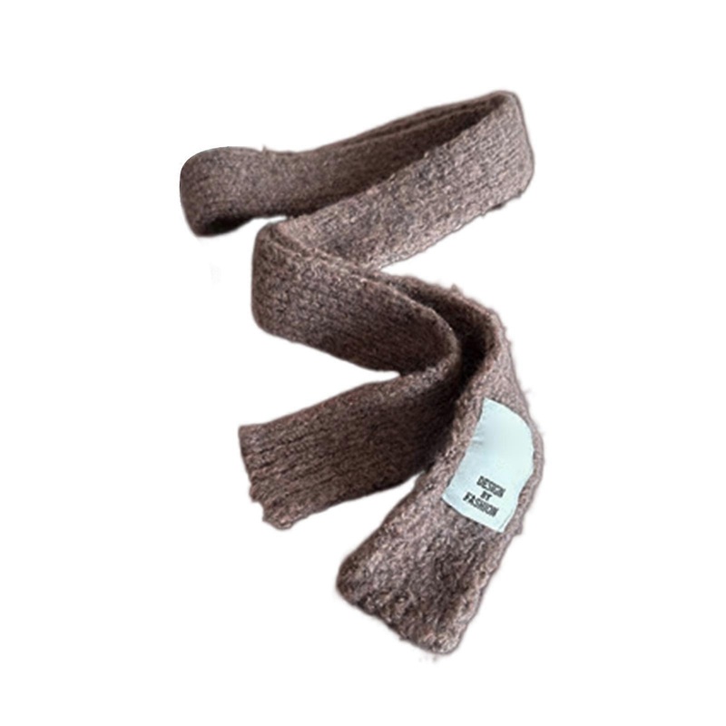 Knit Decorative Scarf for Women Winter Thin Scarf Female Camping Shopping Scarf Teenagers Long Decorative Scarves  Coffee | Fruugo SG