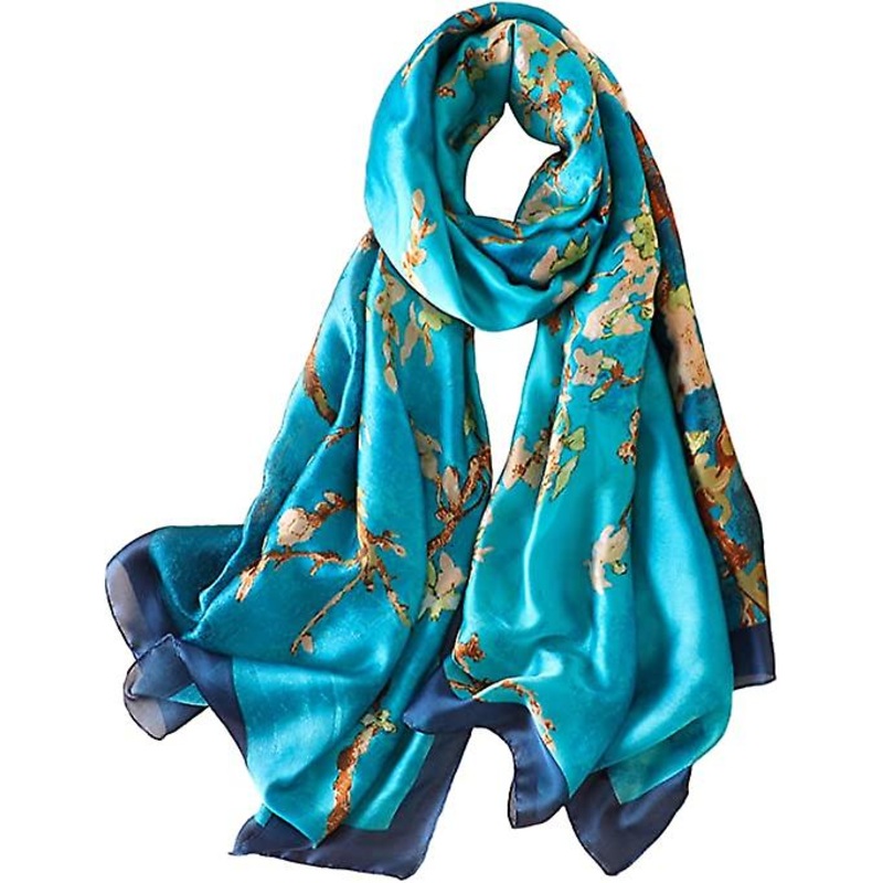 Long Satin Scarf Fashion Designer Scarf Lightweight Wraps | Fruugo SG