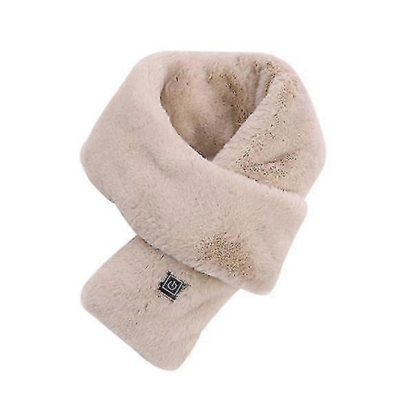 Neck Gaiters Usb Heating Scarf Unisex Heating Scarf Intelligent Control Three-speed Heating Scarf Beige | Fruugo SG