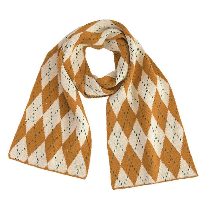 Plaid Scarf For Women Lightweight Fleece Neck Warmer Pashmina Shawls Wrap Buffalo Plaid Scarfs Neck Wrap Casual Scarf  Orange | Fruugo SG