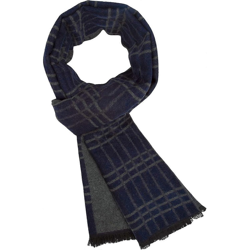 Winter Mens Scarf Cashmere Feel Scarves Warm Soft Fashion Business Plaid Scarf | Fruugo SG
