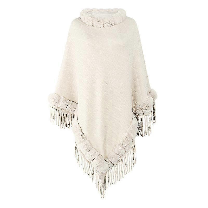 Women’s Winter Poncho | Woman Cloak | Elegant Ceremony Shawl For Women | Holiday Chic Poncho | Winter Stole | Faux Fur Cape | Fruugo SG