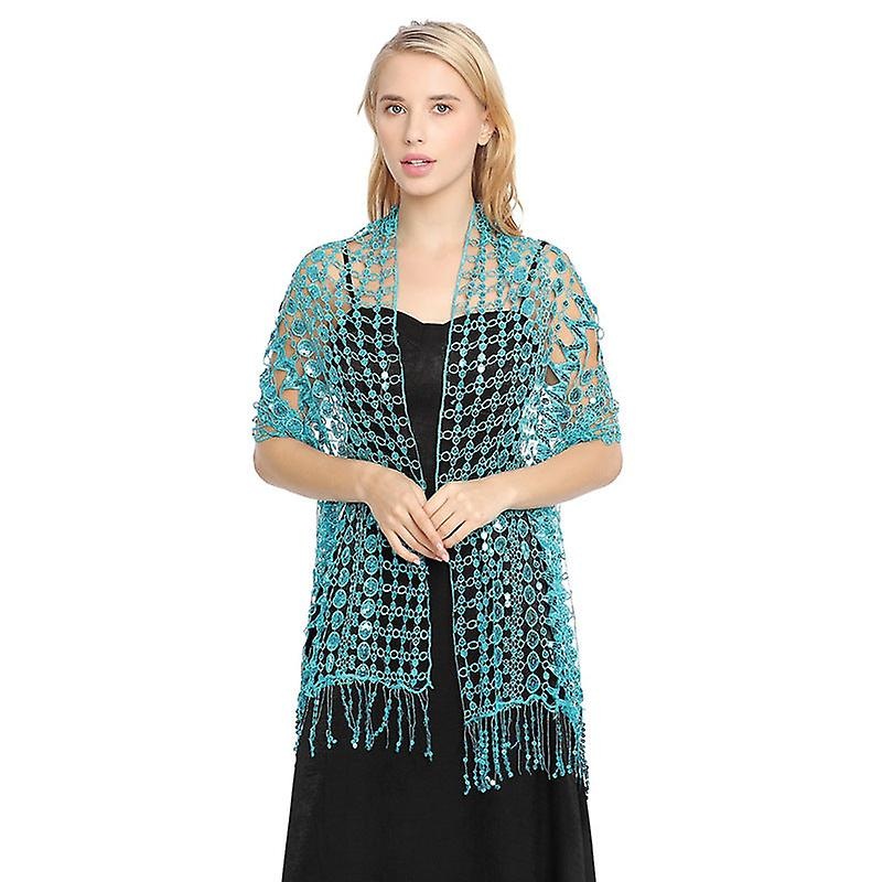 Women Scarf Shawl 2022 Spring And Autumn Sequined Tassel Shawl Ws529 | Fruugo SG