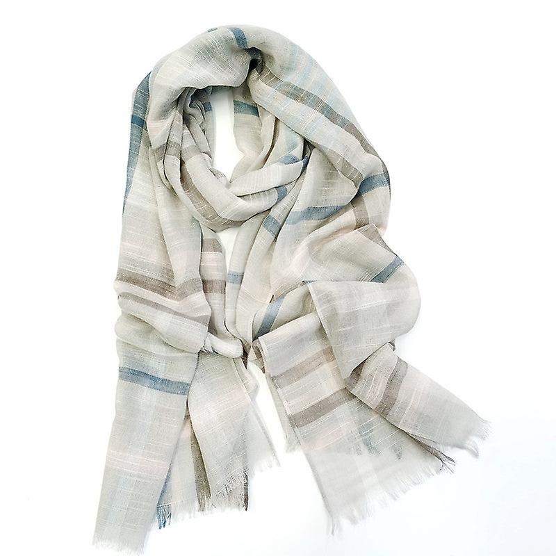 Women Scarf Shawl 2022 Spring Autumn Plaid Tassel Thin | Fruugo SG