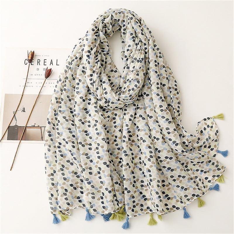 Women Scarf Shawl 2022 Spring Tassel Sun Protection Casual | Fruugo SG