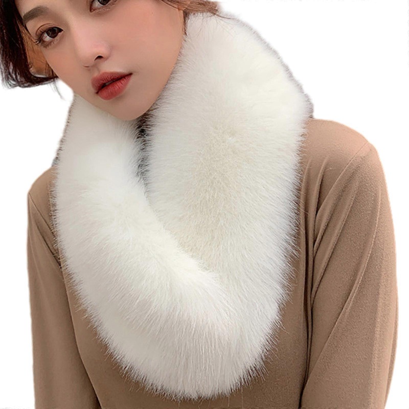 Women Scarf Winter Plush Scarf Teens Invisible Fix Clip Scarf Casual Travel Shopping Taking Photo Scarf for Teen  White | Fruugo SG