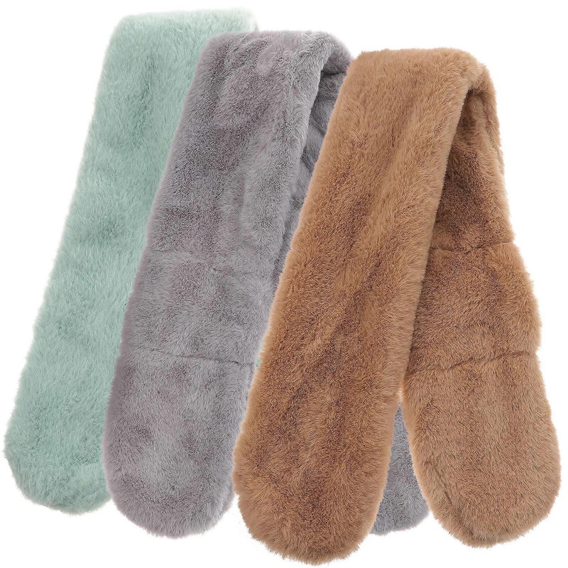 Childs Scarf Winter Warm Scarf Plush Faux Kids Scarf for Boys Girls 74x10cm 3Pcs | Fruugo SG