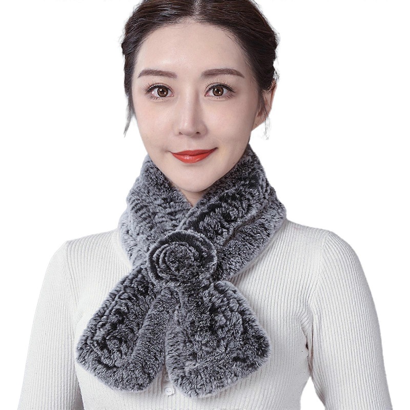 Double Sided Neck Scarf Wrap Shawl for Adult Faux Furs Shoulder Wrap Warm Scarf Winter Cold Weather Scarf Neck Warmer  frost black | Fruugo SG