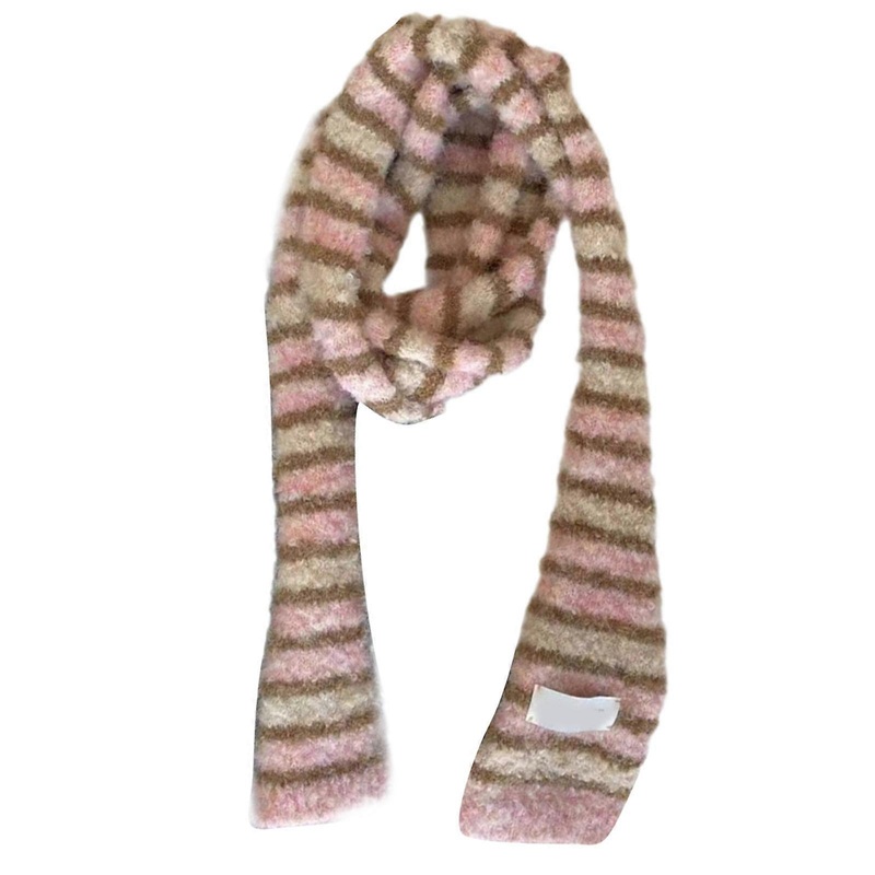 Knit Scarf for Women Long Skinny Belt Necktie Neck Scarf Girls Photo Props Long Neckerchief Skinny Scarf Necktie  Pink | Fruugo SG