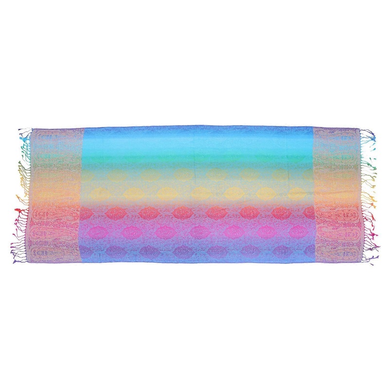 Ladies Shawl Multicolored Scarf for Women Delicate Design Sun Protection 200.00X70.00X0.50CM 1Set | Fruugo SG