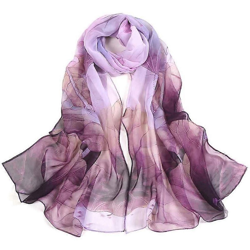 Lightweight Fashion Scarves for Women, Floral Pattern Shawl Wrap | Fruugo SG