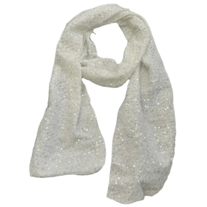 Plush Comfortable Scarf Trendsetting Soft Neckerchief Sophisticated Scarves for Parties and Casual Wear  White | Fruugo SG