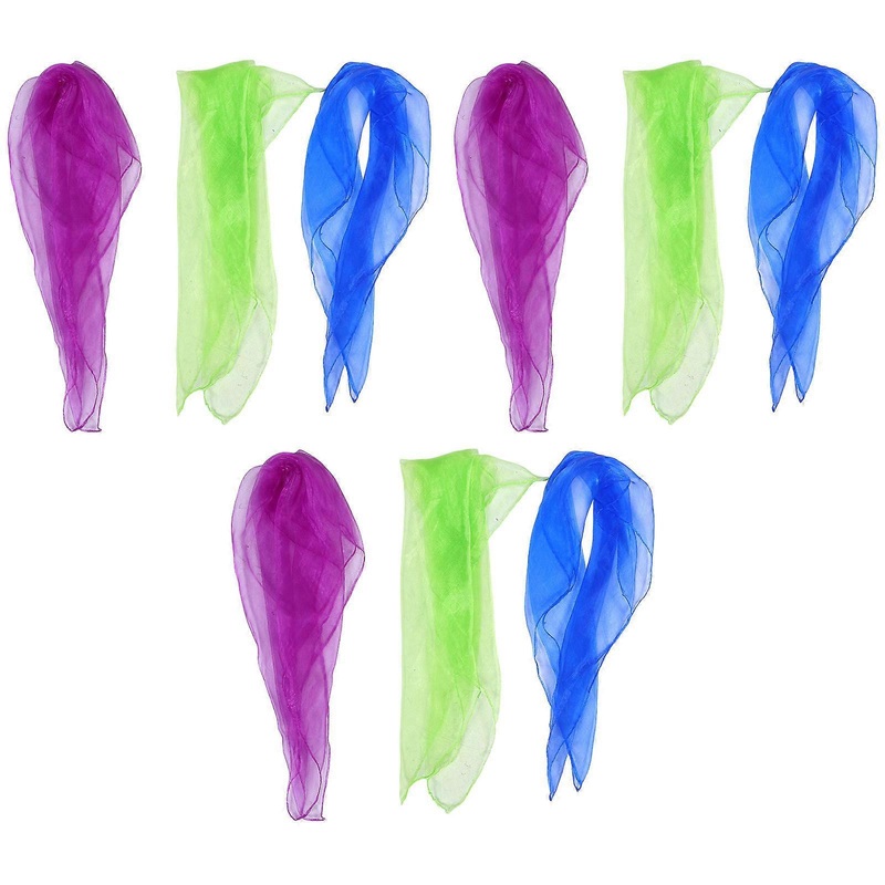 Show Movement Scarves Purple Simple Design Stage Performances Handbag Accessory 9Pcs 70.00X70.00CM | Fruugo SG