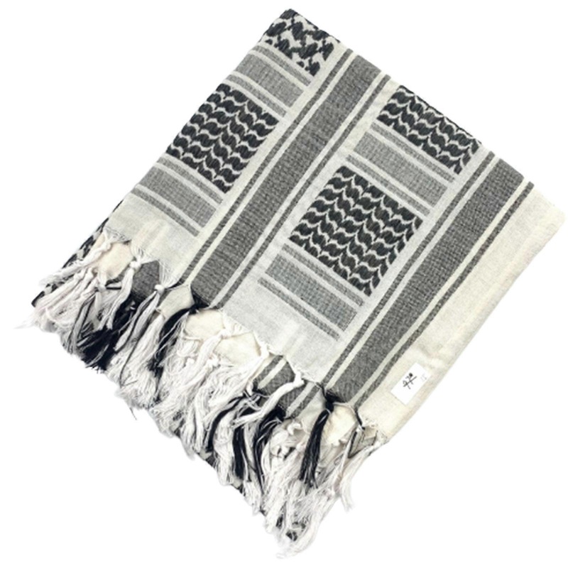 Versatile Headwrap Shemagh Scarf for Muslims Arab Keffiyeh Headscarf for Arabian Dubai Military Desert Neck Wrap Scarf  White | Fruugo SG