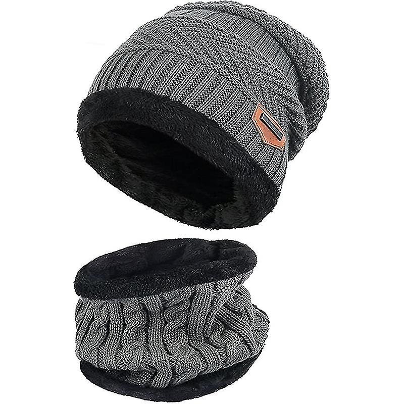 Winter Beanie Hat Scarf Set,outdoor Sports Gifts For Men Women | Fruugo SG