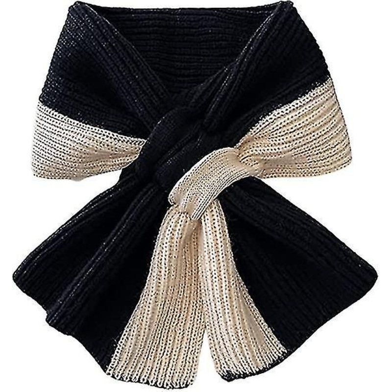 Women Autumn Winter Scarf, Warm Knitted Shawl Wrap, Lightweight Fashion New Ponchokidsfemale | Fruugo SG