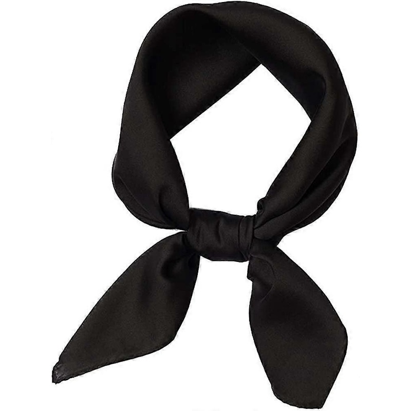 Womens Silk Like Solid Square Olaof Scarf Fashion Satin Neck Hair Tie Band | Fruugo SG