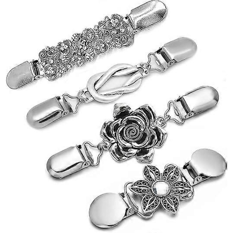 4 Pieces Vintage Sweater Shawl Clips Retro | Fruugo SG