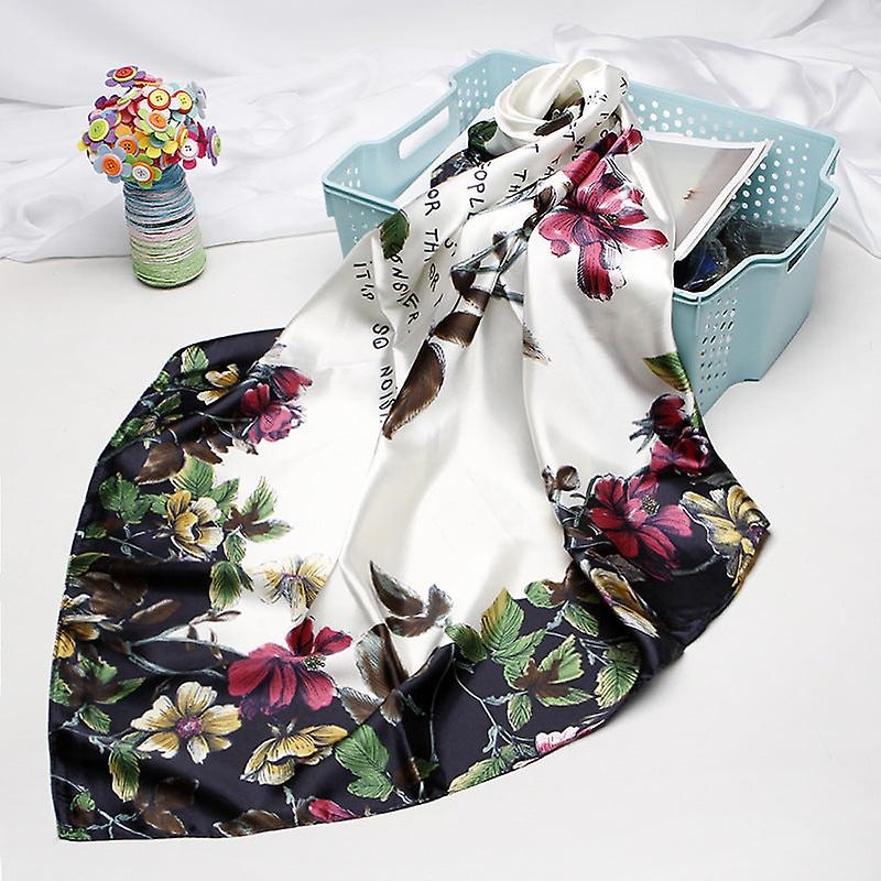 Artificial Silk Printed Scarf 90 Square Scarf Women’s All-match Shawl Foreign Trade Sunscreen Scarf | Fruugo SG
