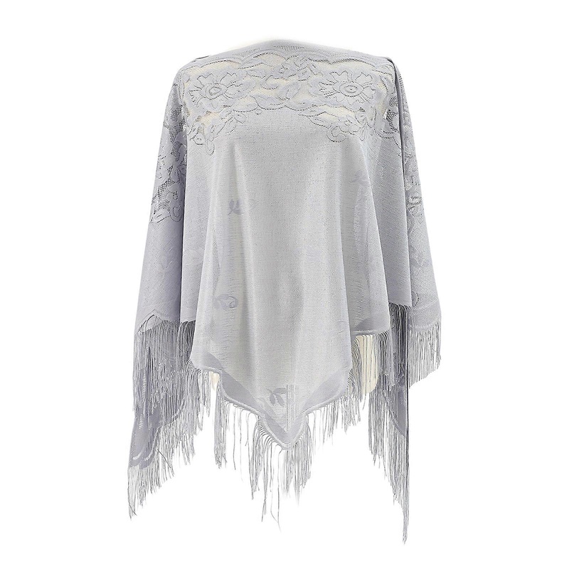 Fashion Summer Wedding Party Shawl for Woman Floral Pattern Wrap Casual Triangle Scarves Shawls Foulard Female Supplies  Gray | Fruugo SG