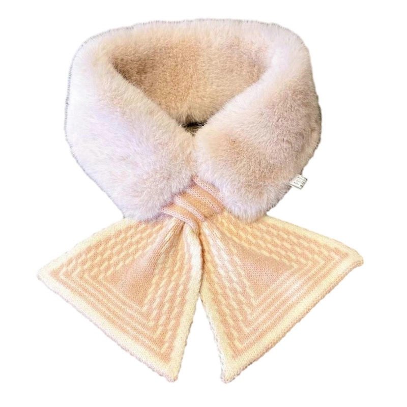 Faux Furs Scarf Winter Warm Furry Neckerchief Wedding Bridal Shawl Wrap Neck Warmer Stylish Lady Photo Props Neckwrap  Pink | Fruugo SG