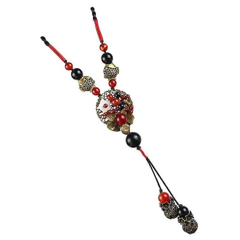 Floral Clavicle Necklace Chain Choker Ethnic Style Multi Color 83x12cm Daily Wearing 1Set | Fruugo SG