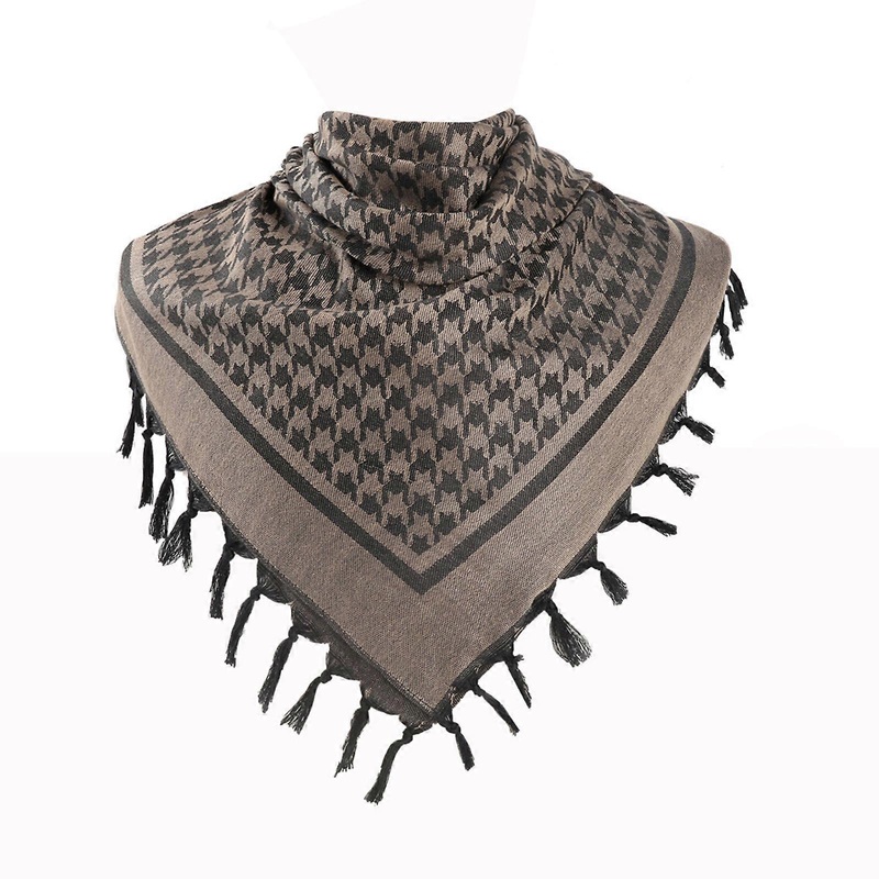 Headscarf, Versatile and Trendy, Suitable for Daily Outfits Outdoor Activities Fashionable Scarf Shawl for Travel  Beige houndstooth | Fruugo SG