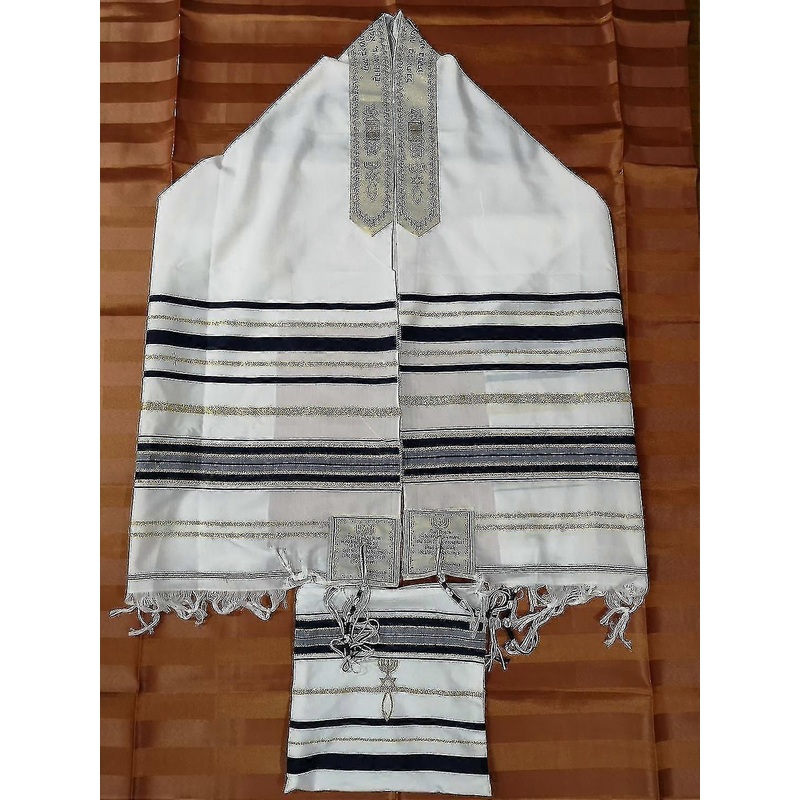 Jewish Tallit Talit Prayer Shawl & Talis Bag | Fruugo SG